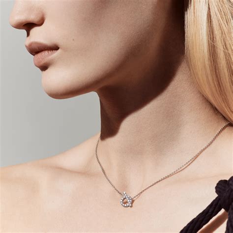 hermes lock necklace|hermès finesse necklace.